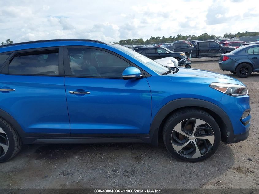 2016 Hyundai Tucson Limited VIN: KM8J33A2XGU147289 Lot: 40804006