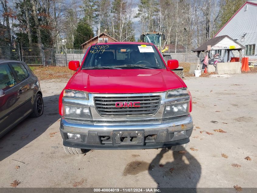 2011 GMC Canyon Slt VIN: 1GTH6NFPXB8108066 Lot: 40804019