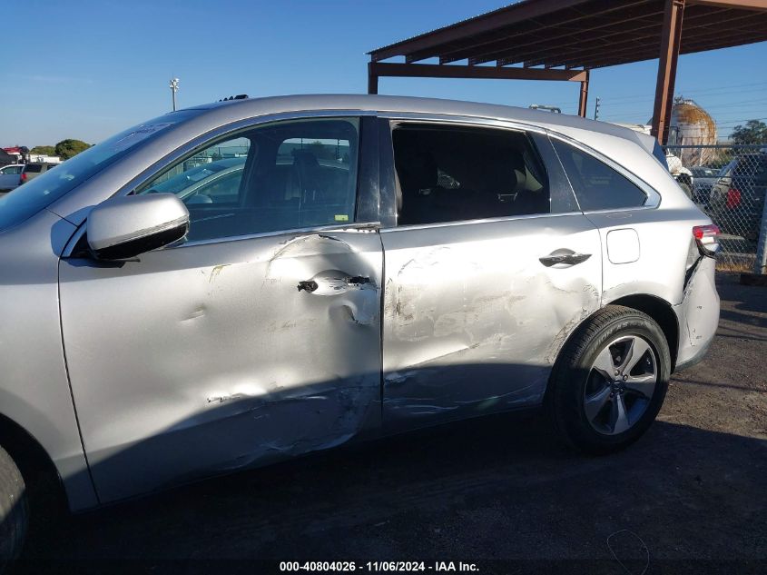 2014 Acura Mdx VIN: 5FRYD3H27EB013110 Lot: 40804026