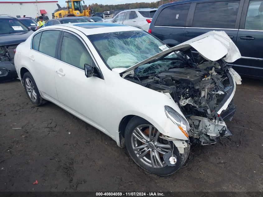 2011 Infiniti G37X VIN: JN1CV6AR8BM407254 Lot: 40804059