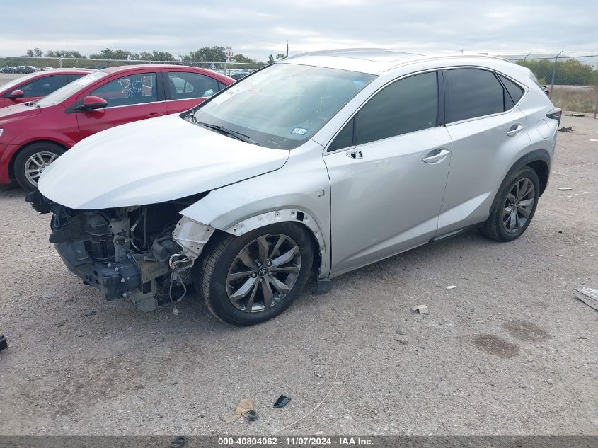 2016 Lexus Nx 200T F Sport VIN: JTJYARBZ8G2023229 Lot: 40804062