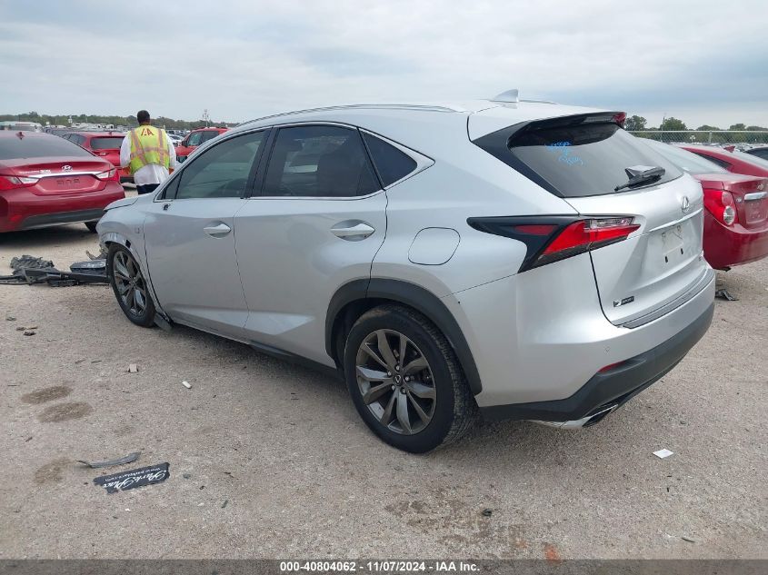 2016 Lexus Nx 200T F Sport VIN: JTJYARBZ8G2023229 Lot: 40804062