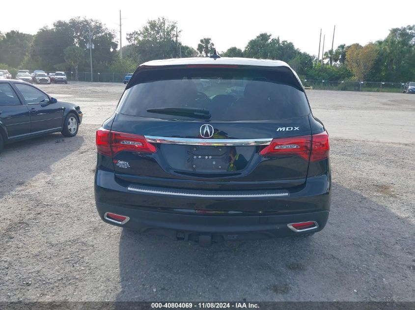 2014 Acura Mdx Technology Package VIN: 5FRYD3H44EB020470 Lot: 40804069