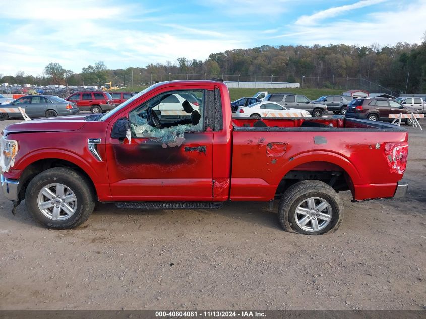 2021 Ford F-150 Xlt VIN: 1FTMF1E54MKD07529 Lot: 40804081