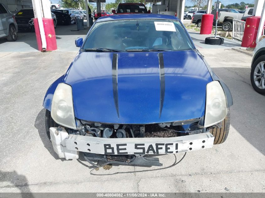 2003 Nissan 350Z VIN: JN1AZ34D33T106375 Lot: 40804082