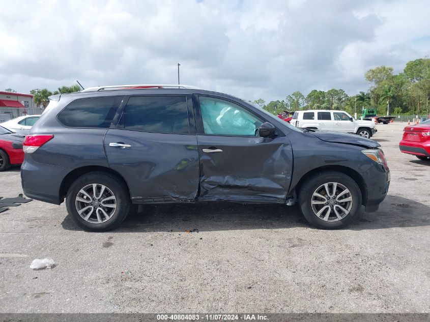 2013 Nissan Pathfinder Sv VIN: 5N1AR2MM6DC668162 Lot: 40804083