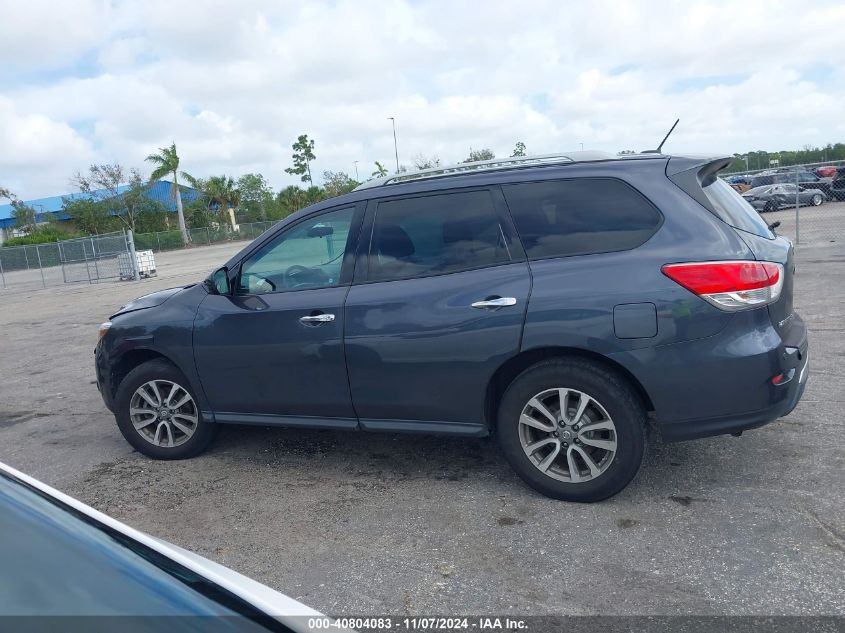 2013 Nissan Pathfinder Sv VIN: 5N1AR2MM6DC668162 Lot: 40804083