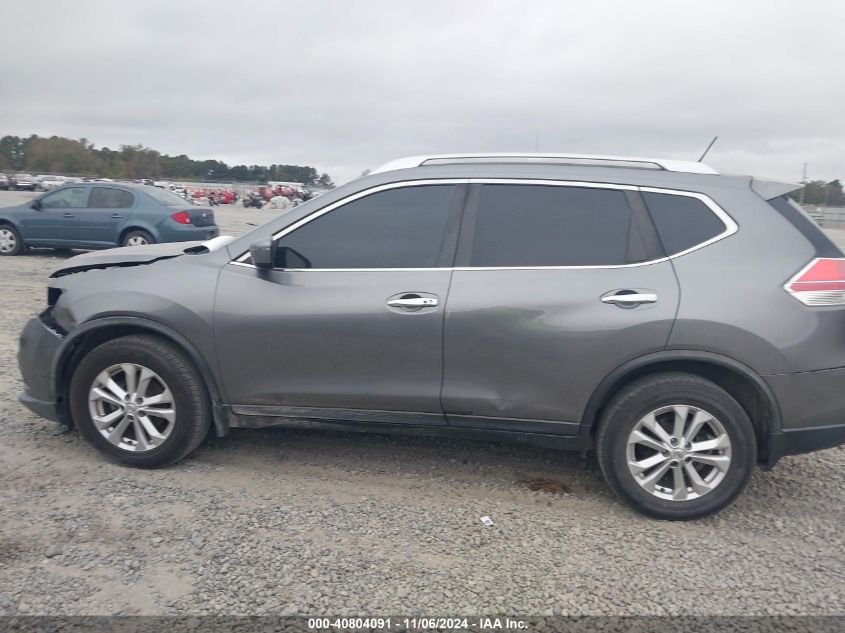 2016 Nissan Rogue Sv VIN: KNMAT2MT6GP725907 Lot: 40804091