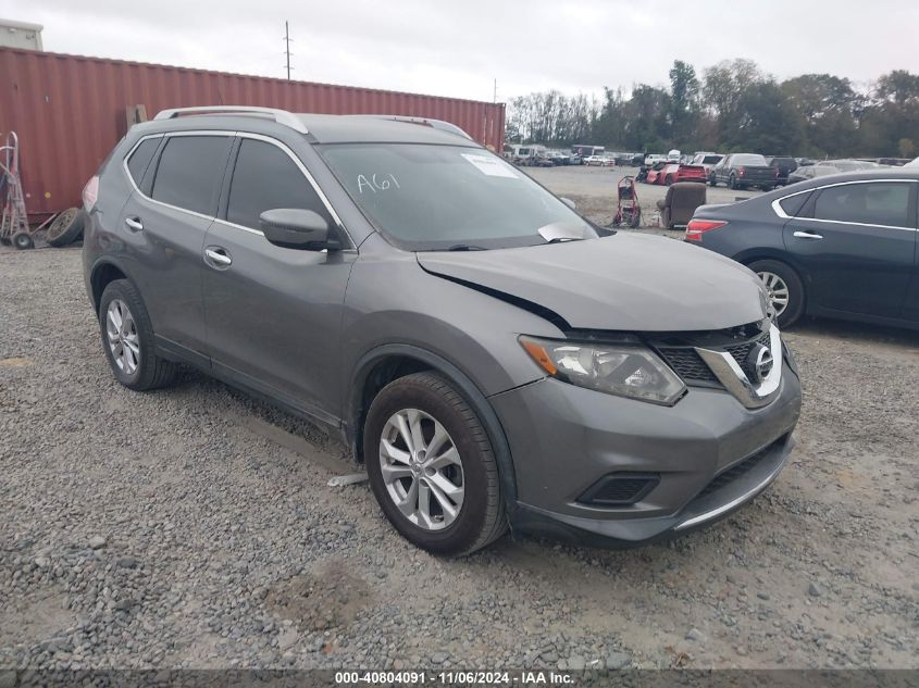 VIN KNMAT2MT6GP725907 2016 Nissan Rogue, SV no.1