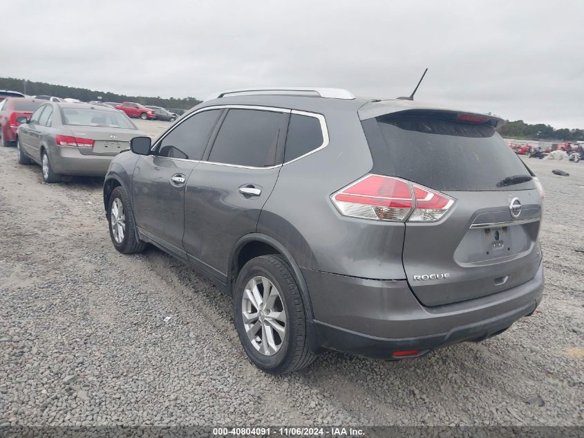 VIN KNMAT2MT6GP725907 2016 Nissan Rogue, SV no.3