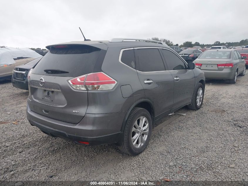 VIN KNMAT2MT6GP725907 2016 Nissan Rogue, SV no.4