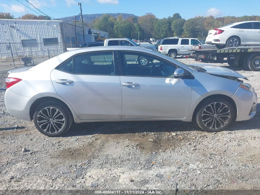 2014 Toyota Corolla S Plus VIN: 2T1BURHE4EC128076 Lot: 40804117