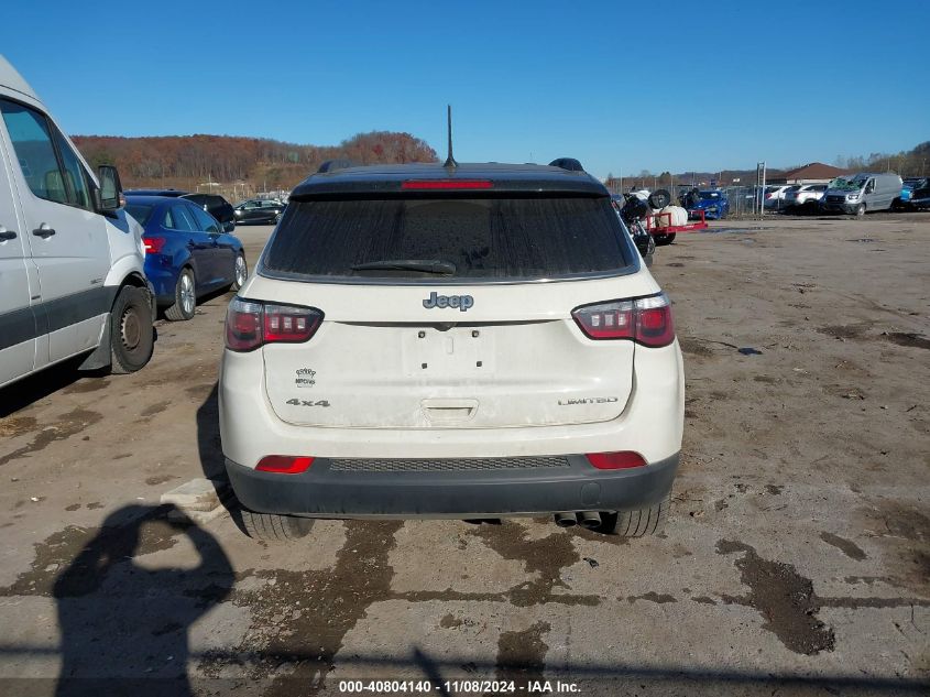 2018 Jeep Compass Limited 4X4 VIN: 3C4NJDCB4JT485027 Lot: 40804140