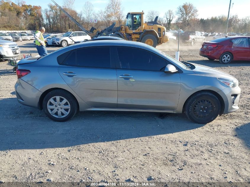 2022 Kia Rio S VIN: 3KPA24AD8NE431868 Lot: 40804185