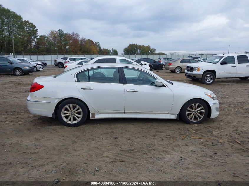 2013 Hyundai Genesis 3.8 VIN: KMHGC4DDXDU246042 Lot: 40804186