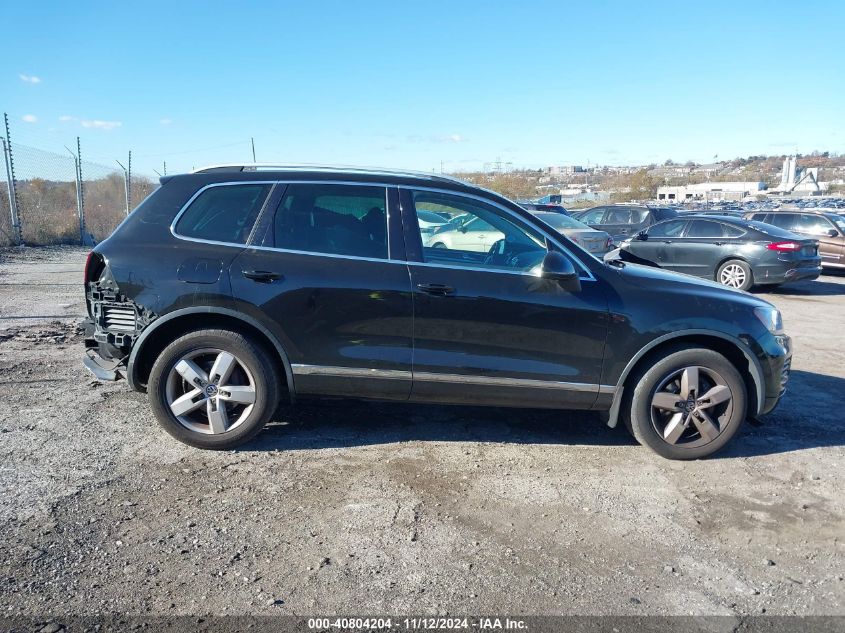 2012 Volkswagen Touareg Tdi Lux VIN: WVGEK9BP1CD010804 Lot: 40804204