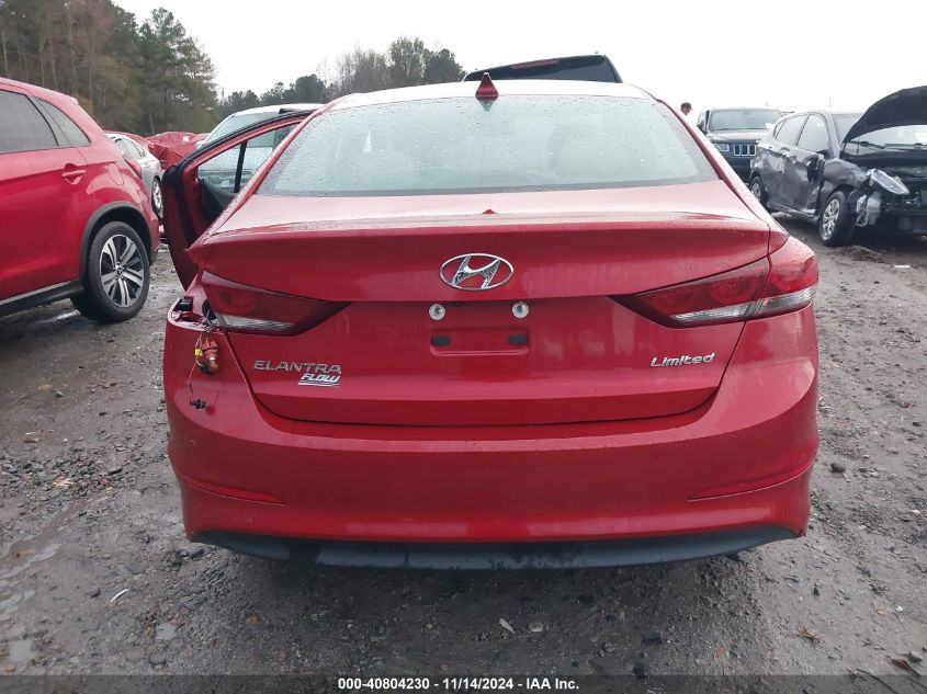 2017 Hyundai Elantra Limited VIN: 5NPD84LF1HH184994 Lot: 40804230