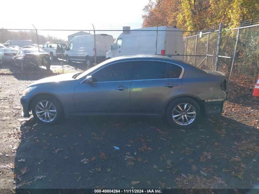 2008 Infiniti G35X VIN: JNKBV61F88M255210 Lot: 40804264