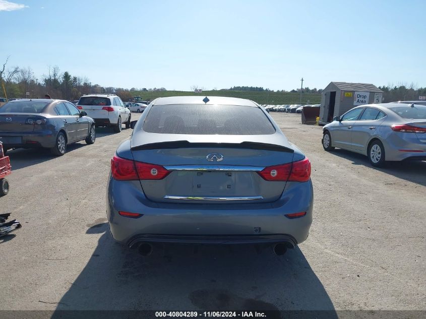 2014 Infiniti Q50 Premium VIN: JN1BV7AR0EM699715 Lot: 40804289