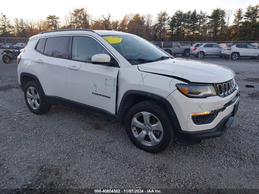 2018 Jeep Compass Latitude 4X4 VIN: 3C4NJDBB7JT332109 Lot: 40804302