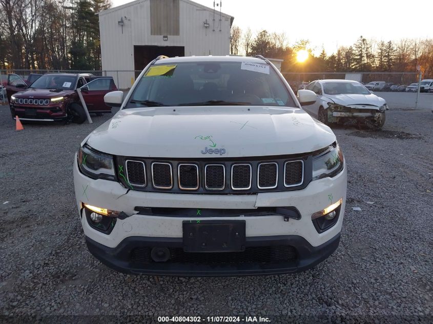 2018 Jeep Compass Latitude 4X4 VIN: 3C4NJDBB7JT332109 Lot: 40804302