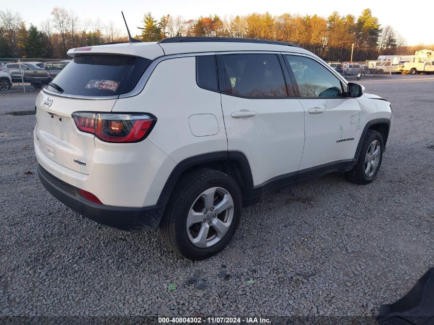 2018 Jeep Compass Latitude 4X4 VIN: 3C4NJDBB7JT332109 Lot: 40804302