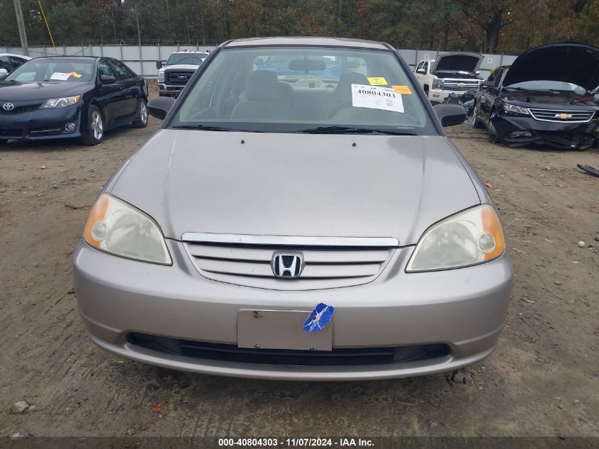 2001 Honda Civic Lx VIN: 2HGES16531H576785 Lot: 40804303