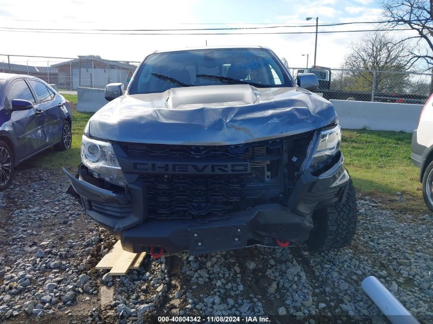 2021 Chevrolet Colorado 4Wd Short Box Zr2 VIN: 1GCGTEEN4M1156386 Lot: 40804342