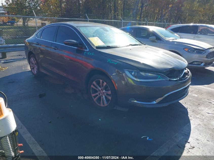 VIN 1C3CCCAB3GN133049 2016 CHRYSLER 200 no.1