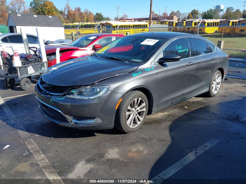 VIN 1C3CCCAB3GN133049 2016 CHRYSLER 200 no.2