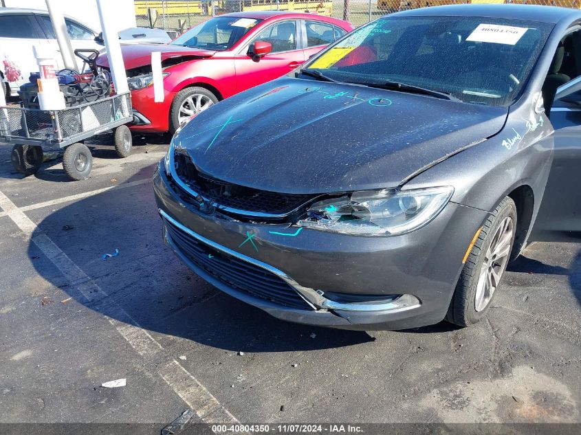 2016 Chrysler 200 Limited VIN: 1C3CCCAB3GN133049 Lot: 40804350