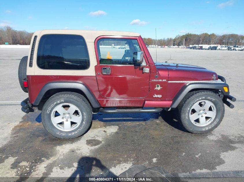 2002 Jeep Wrangler Sahara VIN: 1J4FA59SX2P712139 Lot: 40804371