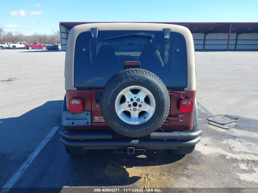 2002 Jeep Wrangler Sahara VIN: 1J4FA59SX2P712139 Lot: 40804371