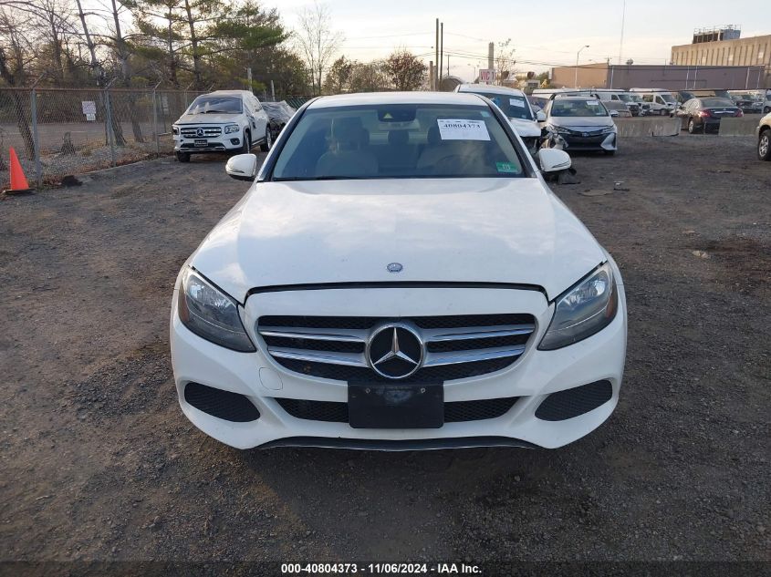 2016 Mercedes-Benz C 300 Luxury/Sport VIN: 55SWF4JB3GU120434 Lot: 40804373