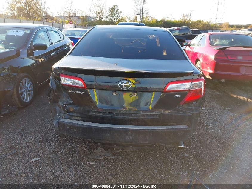 2013 Toyota Camry Se VIN: 4T1BF1FKXDU254749 Lot: 40804381