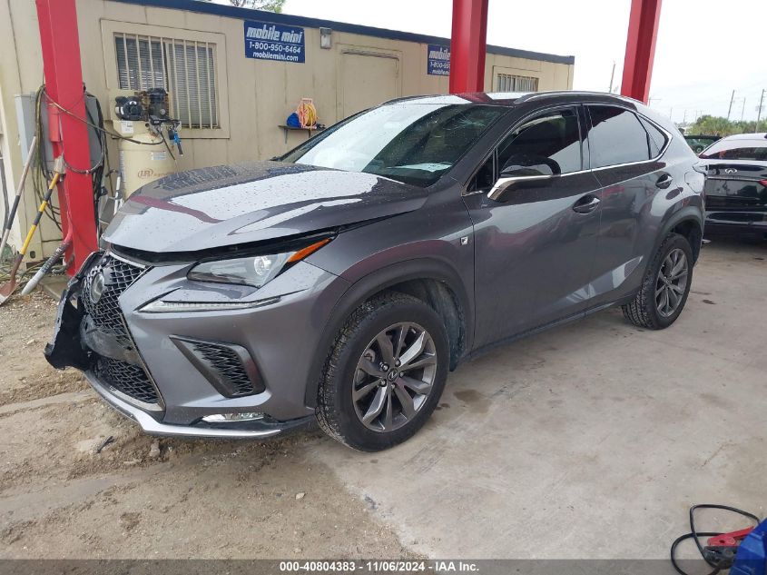 VIN JTJSARBZXM2201952 2021 Lexus NX 300, F Sport no.2