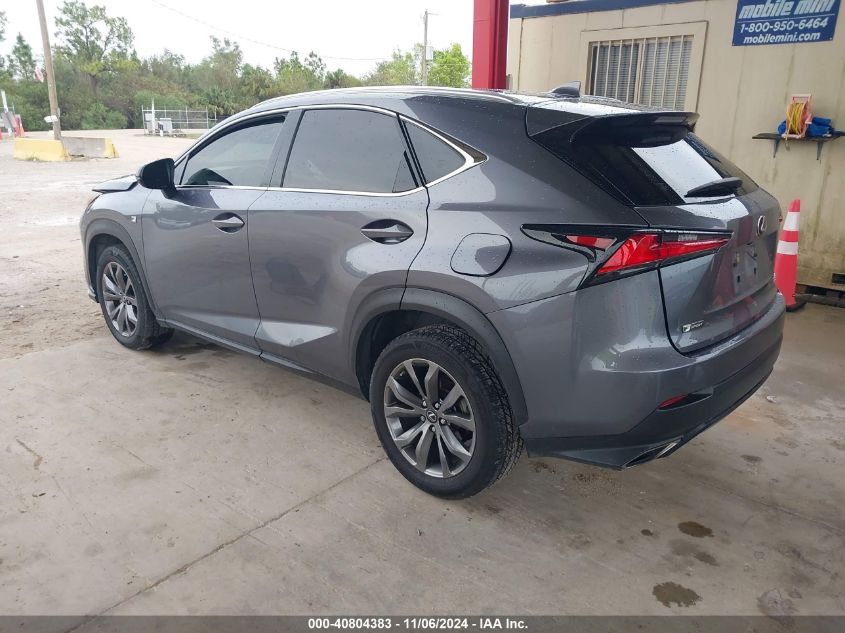 VIN JTJSARBZXM2201952 2021 Lexus NX 300, F Sport no.3