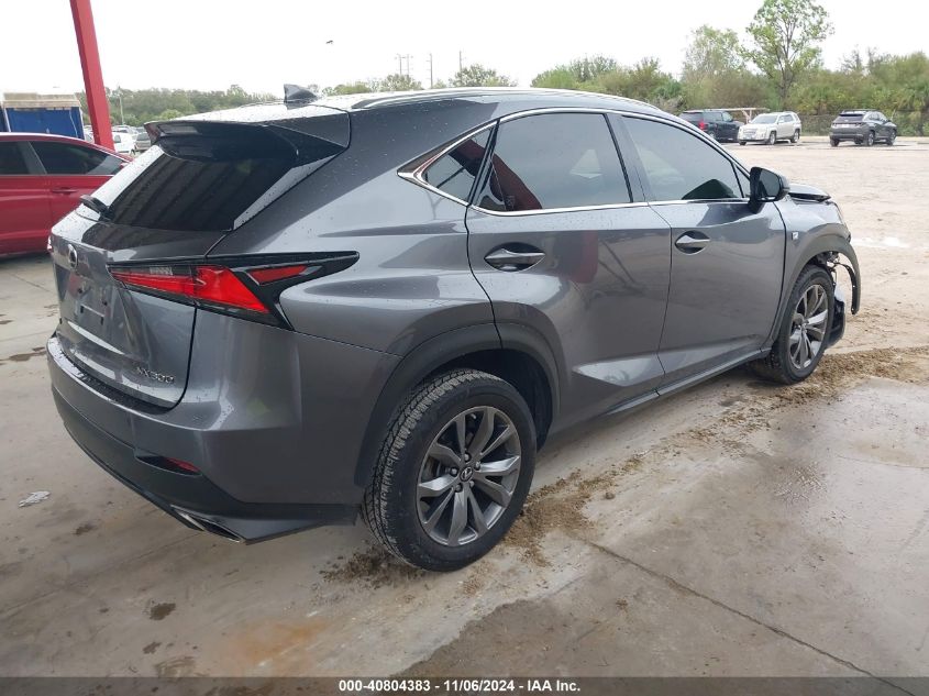 VIN JTJSARBZXM2201952 2021 Lexus NX 300, F Sport no.4