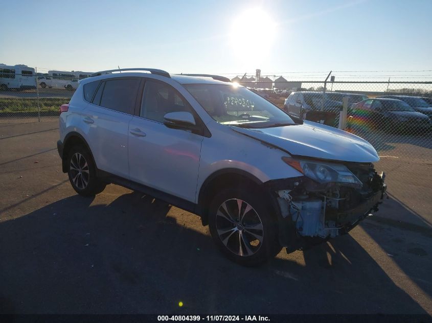 VIN 2T3DFREV2FW290013 2015 Toyota RAV4, Limited no.1