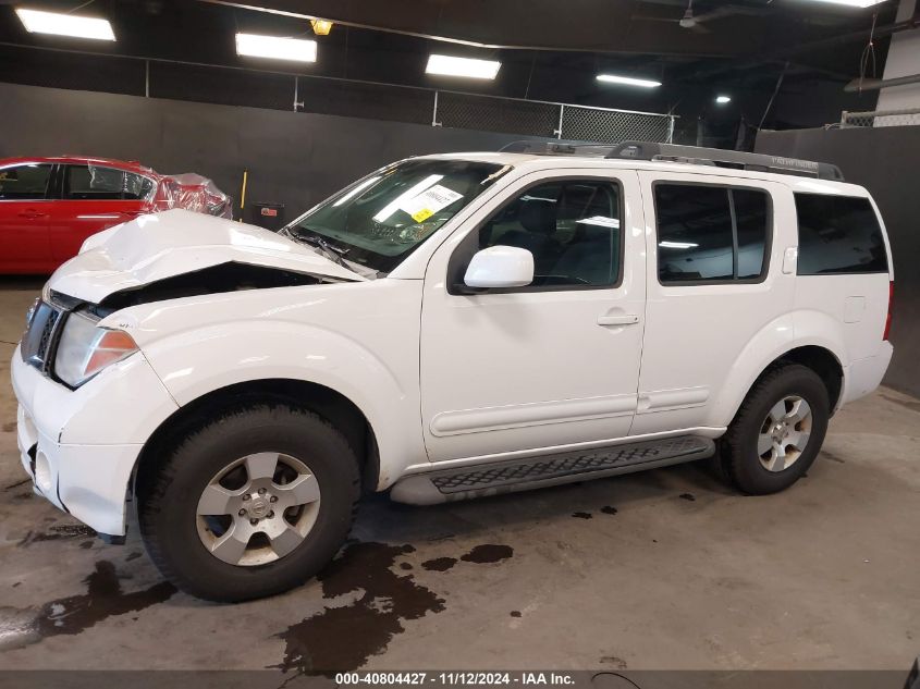 2006 Nissan Pathfinder Se VIN: 5N1AR18W86C618257 Lot: 40804427