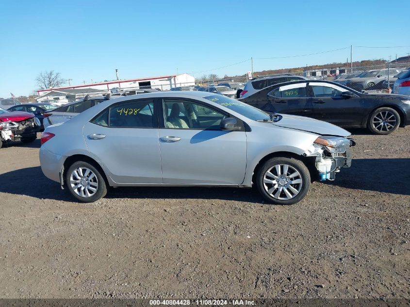 2017 Toyota Corolla Le VIN: 2T1BURHE5HC934450 Lot: 40804428
