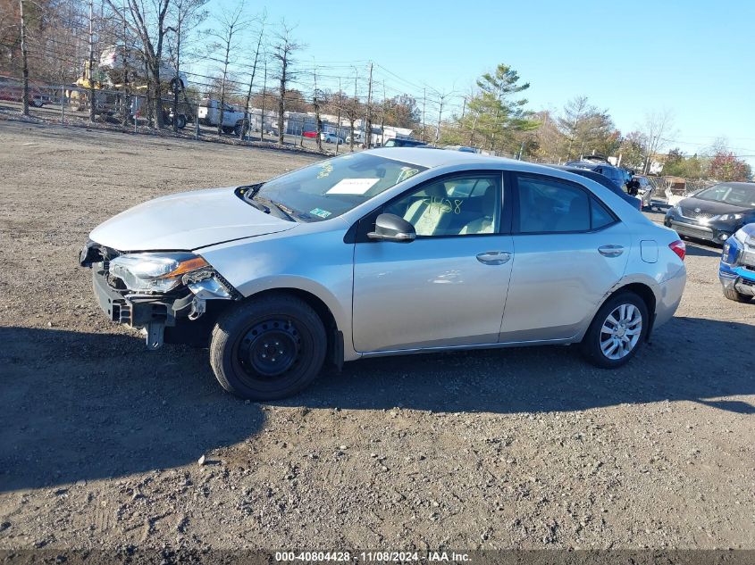 2017 Toyota Corolla Le VIN: 2T1BURHE5HC934450 Lot: 40804428