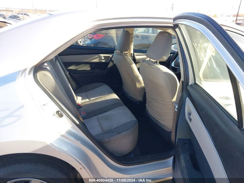 2017 Toyota Corolla Le VIN: 2T1BURHE5HC934450 Lot: 40804428