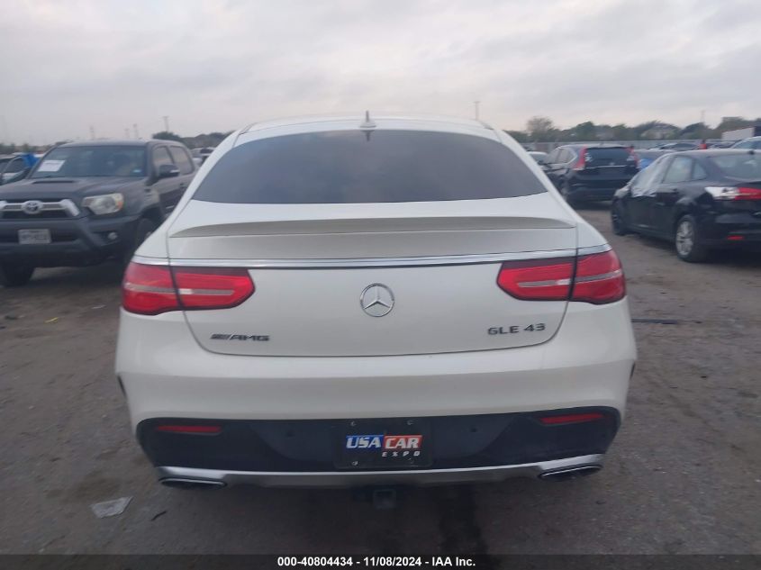 2017 Mercedes-Benz Amg Gle 43 Coupe 4Matic VIN: 4JGED6EB2HA053341 Lot: 40804434