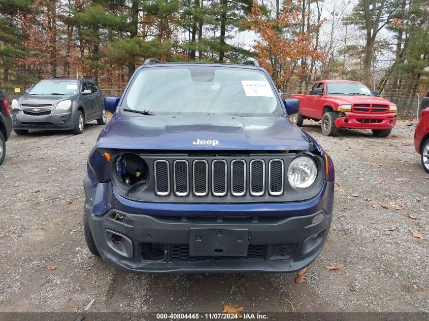 2017 Jeep Renegade Latitude Fwd VIN: ZACCJABB4HPE63800 Lot: 40804445