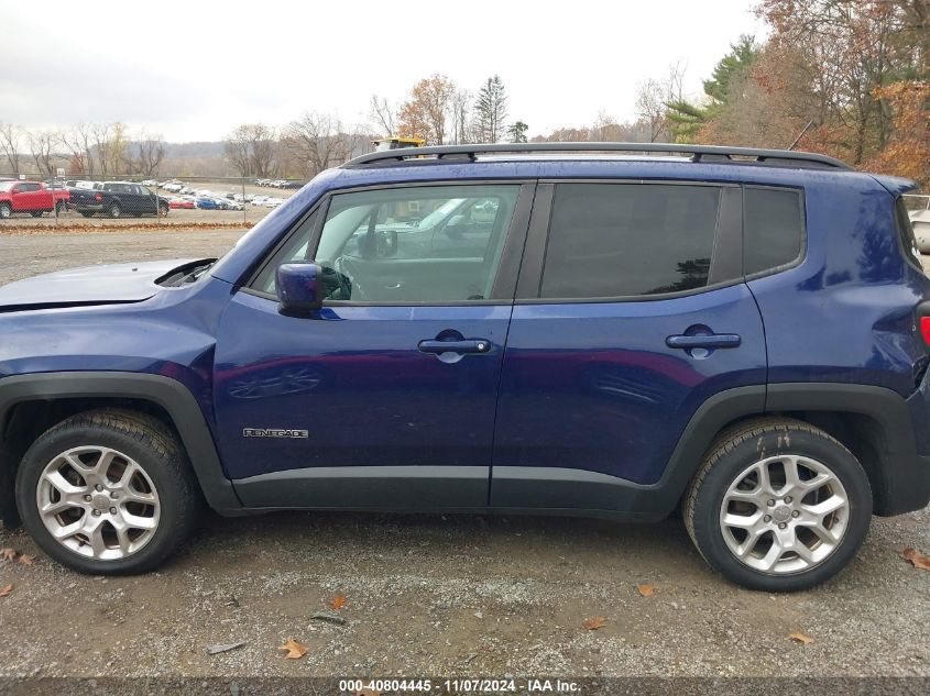 2017 Jeep Renegade Latitude Fwd VIN: ZACCJABB4HPE63800 Lot: 40804445