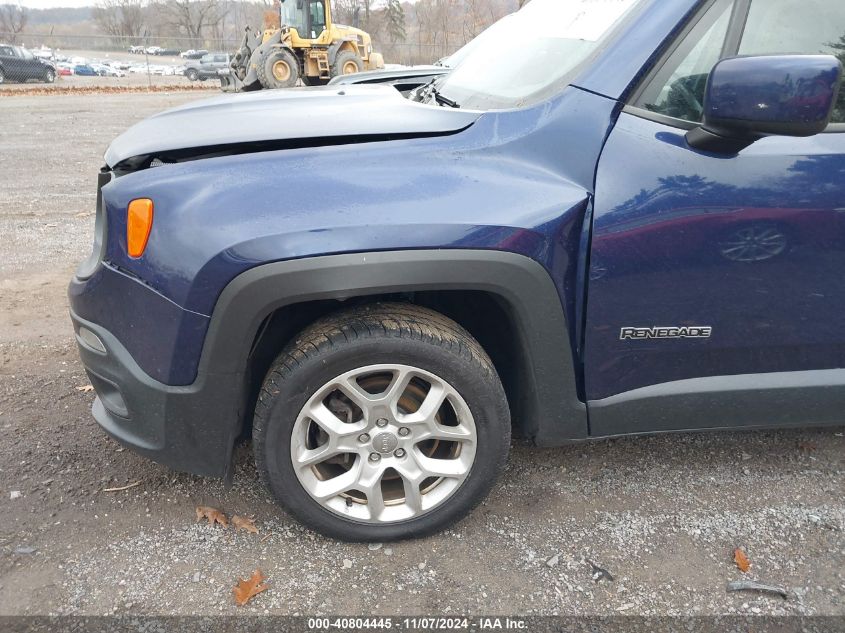 2017 Jeep Renegade Latitude Fwd VIN: ZACCJABB4HPE63800 Lot: 40804445