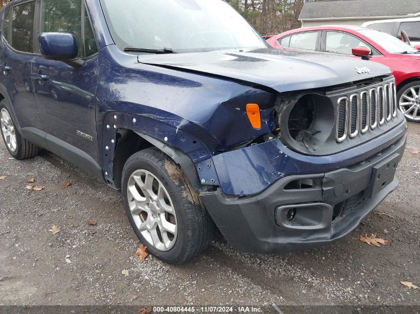 2017 Jeep Renegade Latitude Fwd VIN: ZACCJABB4HPE63800 Lot: 40804445