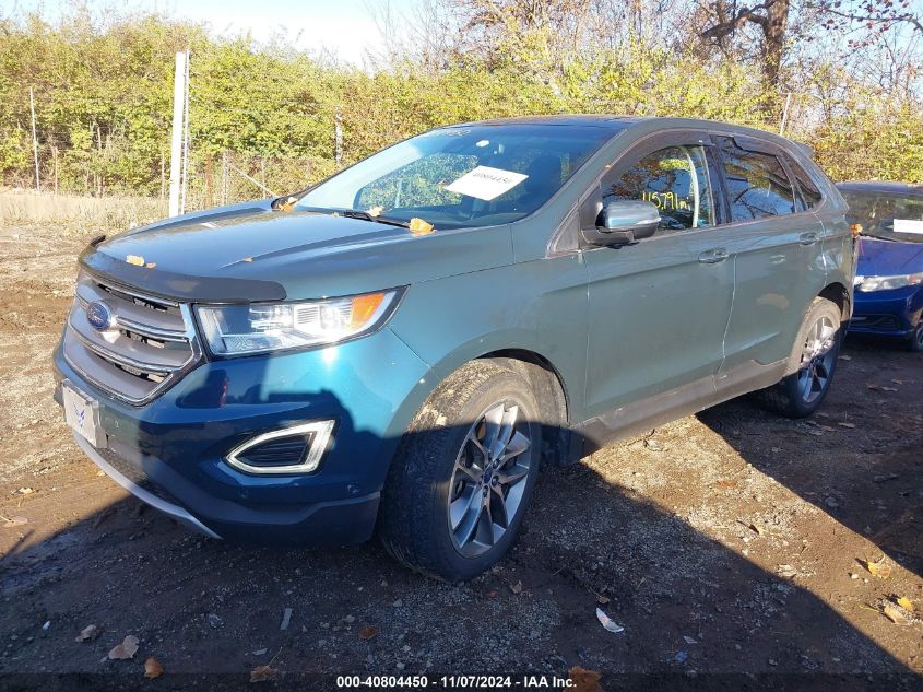 VIN 2FMPK4K83GBC20286 2016 Ford Edge, Titanium no.2