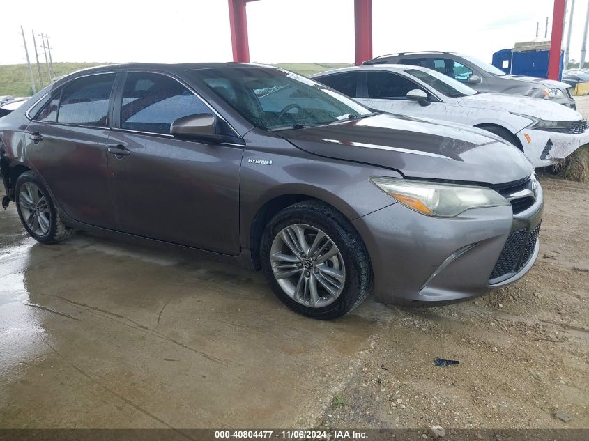 2015 Toyota Camry Hybrid Se VIN: 4T1BD1FK2FU164519 Lot: 40804477